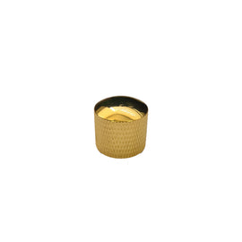 Perilla metalica dorada, para potenciometro  RADOX   043-317 - Hergui Musical