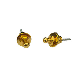 Seguro metalico dorado tipo strap lock  RADOX   043-329 - Hergui Musical