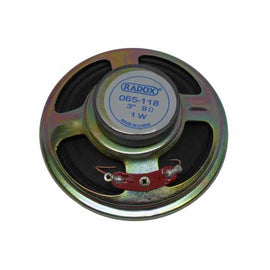 BOCINA REDONDA 3" 1 W 8 OHM (CERAMICA)  RADOX   065-118 - Hergui Musical