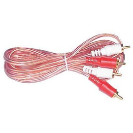 CABLE TRANSPARENTE 2 RCA A 2 RCA MACHO-MACHO  1.80m  RADOX   080-090 - herguimusical