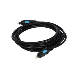 CABLE TIPO TOSLINK DE FIBRA ÓPTICA PARA AUDIO DIGITAL 5m  RADOX   080-353 - Hergui Musical