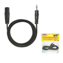 EXTENCION PARA AUDIFONO 1.80m (NEGRA)  RADOX   080-858 - herguimusical