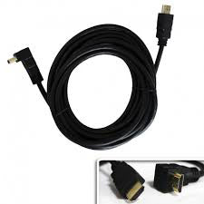 CABLE HDMI CON UN PLUG EN "L" 5m  RADOX   081-663 - herguimusical
