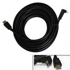 CABLE HDMI CON UN PLUG EN "L" 10m  RADOX   081-664 - herguimusical