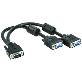 CABLE "Y" DE 1 PLUG VGA MACHO A 2 JACK VGA  RADOX   081-786 - herguimusical