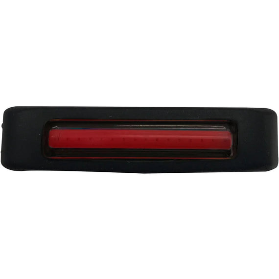 LAMPARA RECARGABLE PARA BICICLETA TRASERA LUZ ROJA LED COB, DURACIÓN 6 HORAS  MITZU  BORK   10-8094 - herguimusical