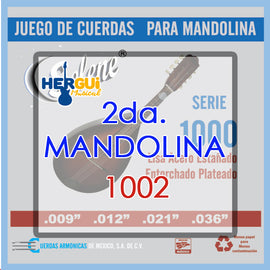 CUERDA 2DA P/MANDOLINA SELENE 1002 - herguimusical