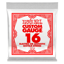 CUERDA 3RA ELECTRICA .016  ERNIE BALL   1016 - herguimusical