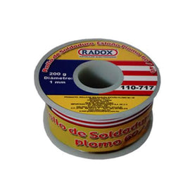 ROLLO DE SOLDADURA 60/40 200G RADOX 110-717  RADOX   110-717 - herguimusical
