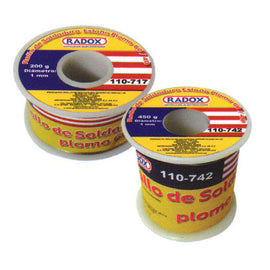 ROLLO DE SOLDADURA 60/40 450G RADOX 110-742  RADOX   110-742 - herguimusical
