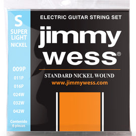 JGO DE CUERDAS ELECTRICA .09 JIMMY WESS 1409N        1409N - herguimusical