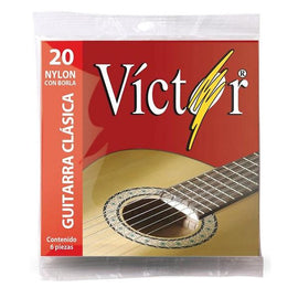 JGO DE CUERDAS NYLON VICTOR    VCGS-20 - herguimusical