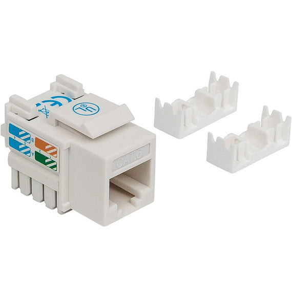 Keystone Jack INTELLINET, Cat 6, De plástico, Color blanco  210591  RCKACC151 - Hergui Musical