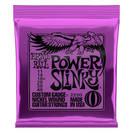 JGO DE CUERDAS ELECTRICA "POWER SLINKY" ERNIE BALL 2220 - herguimusical