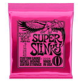 JGO DE CUERDAS ELECTRICA "SUPER SLINKY" ERNIE BALL 2223 - herguimusical