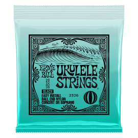 JGO. DE CUERDAS PARA UKULELE, NYLON NEGRO  ERNIE BALL   2326 - herguimusical