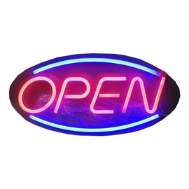 ANUNCIO LUMINOSO DE LEDS TIPO NEON OPEN  RADOX   246-448 - Hergui Musical