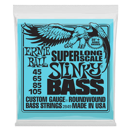 JGO. DE 4 CUERDAS PARA BAJO ELÉCTRICO "SLINKY - LONG SCALE" PARA BAJO ELÉCTRICO (NIQUEL 0.045-0.105)  ERNIE BALL   2849 - herguimusical