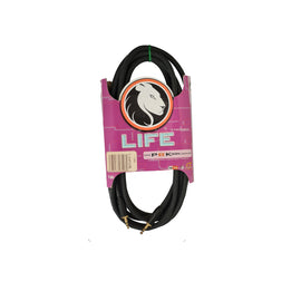 CABLE PLUG 3.5 ESTEREO MACHO-MACHO 1m LIFE   PBK   2PPE-1 - herguimusical