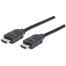 Cable HDMI MANHATTAN, 1,8 m, HDMI, HDMI, Macho/Macho, Negro  CABITL1255 Modelo 306119 - herguimusical
