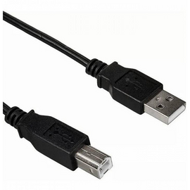 Cable USB tipo B-A 1.8m, Negro  MANHATTAN  342650 - Hergui Musical