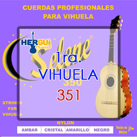 CUERDA 1RA P/VIHUELA SELENE 351        351 - herguimusical