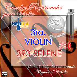 CUERDA 3RA P/ VIOLIN  SELENE    393-SELENE - herguimusical
