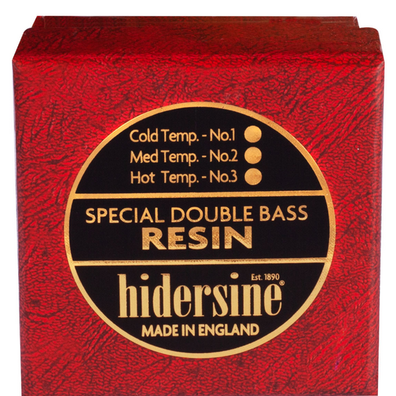COLOFONIA HIDERSINE PARA CONTRABAJO, CLARO   4B2X - herguimusical