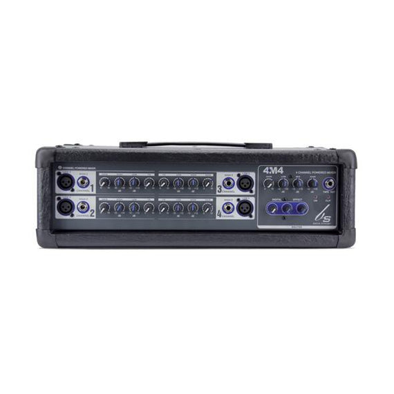 CONSOLA AMPLIFICADA 4 CANALES 400W BACKSTAGE  BS-4M4-USB - herguimusical