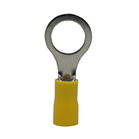 TERMINAL DE OJILLO FORRO AMARILLO Cal. 10-12  RADOX   520-805 - herguimusical