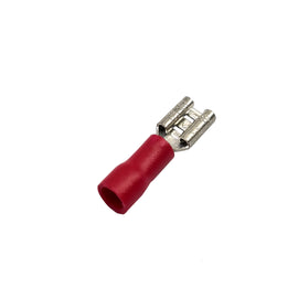 PAQ. 10 PZAS. DE TERMINAL FASTON 3/16" CON FORRO ROJO CAL 16-22  RADOX   520-855 - Hergui Musical