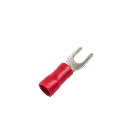 PAQ. DE 10 PZAS. DE TERMINAL TIPO "U" FORRO ROJO CAL. 16-22  RADOX   520-863 - Hergui Musical