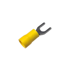 PAQ. DE 10 PZAS. DE TERMINAL TIPO "U" 3/16" Funda AMARILLA Cal. 10-12   RADOX    520-867 - Hergui Musical