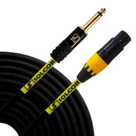 CABLE CANON A PLUG 6.3mm HEMBRA-MACHO 6m  SOLCOR   5226L6A - Hergui Musical