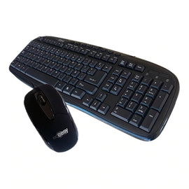 KIT DE TECLADO Y MOUSE EASY LINE, NEGRO, 1000 DPI   EASY LINE   EL-993391 - herguimusical