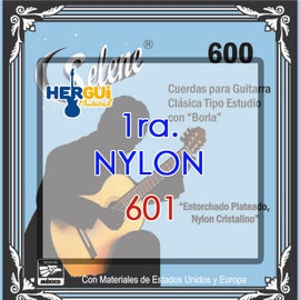 CUERDA 1RA NYLON C/ BORLA SELENE 601 - herguimusical