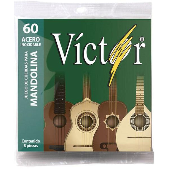 JGO DE CUERDAS PARA MANDOLINA VICTOR VCMA-60        VCMA-60 - herguimusical