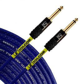CABLE PLUG 6.3mm A PLUG 6.3mm MACHO-MACHO 6m  SOLCOR   6103L6 - Hergui Musical