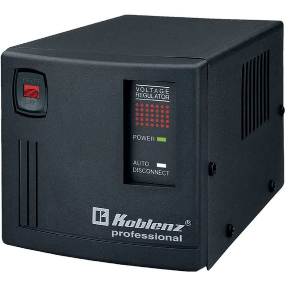 Regulador de Voltaje Koblenz, 2000W (2500VA) 6 contactos aterrizados desconexión automática   KOBLENZ  ER-2550   00-1560-2 - Hergui Musical