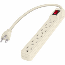 Multicontacto 16 AWG uso rudo con 6 entradas, VOLTECK   MUL-6 - Hergui Musical