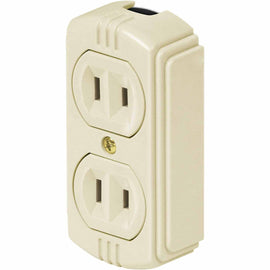 CONTACTO DE SOBREPONER DUPLEX 2 POLOS + TIERRA BAQUELITA  VOLTECK   COSO-DA - Hergui Musical