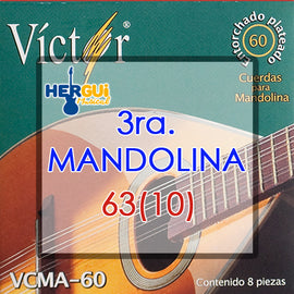 CUERDA SUELTA 3RA. P/ MANDOLINA 63(10) - herguimusical