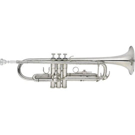 TROMPETA SIB NIQUELADA C/ ESTUCHE  BLESSING   6418N - herguimusical