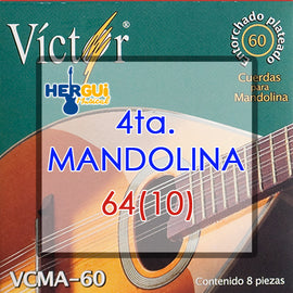 CUERDA SUELTA 4TA. P/ MANDOLINA  64(10) - herguimusical