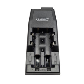 CARGADOR PARA 2 BATERÍAS LI-ION 3.7v  RADOX   660-181 - Hergui Musical