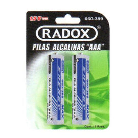 PILAS ALCALINAS 1.5 Vcc AAA  RADOX   660-389 - herguimusical