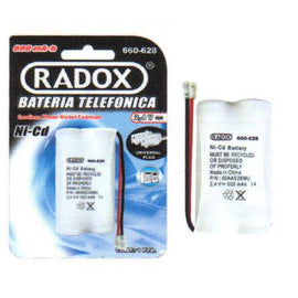 PILA TELEFONICA RECARGABLE 2 x  AA 2.4V 600 mAh  RADOX   660-628 - herguimusical