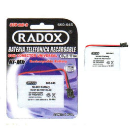 PILA TELEFONICA RECARGABLE 3 x  AAA 3.6V 550 mAh  RADOX   660-645 - herguimusical