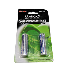 PILA RECARGABLE NI-MH 1.2 V 1800MAH AA RADOX  RADOX   660-699 - Hergui Musical