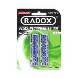 PILAS RECARG NI-MH 1.2 V 2100MAH AA  RADOX    660-706 - herguimusical